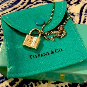 Tiffany lock necklace